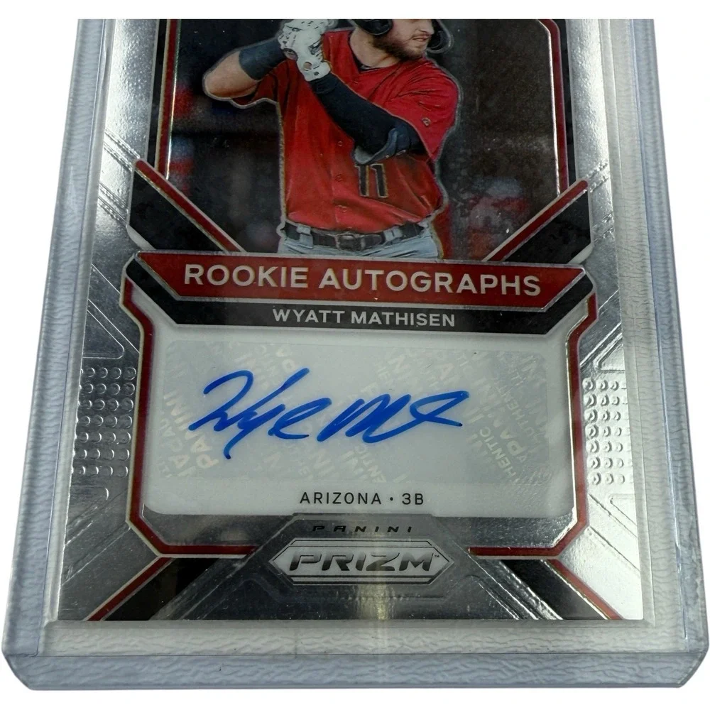 2021 Panini Prizm Wyatt Mathisen‎ RC #RA-WM Rookie AUTO Diamondbacks
